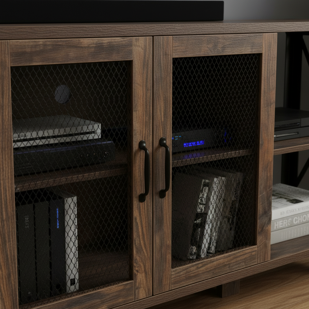 Detalle puertas de malla