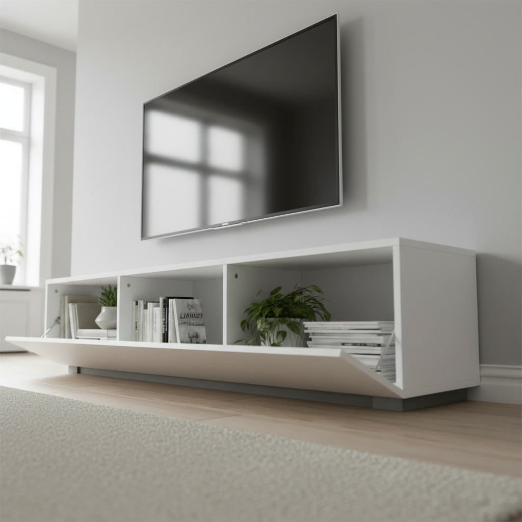 Mueble TV - Perspectiva baja